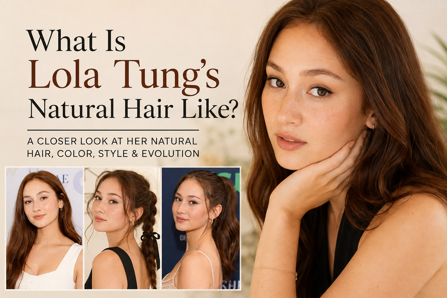 lola tung natural hair