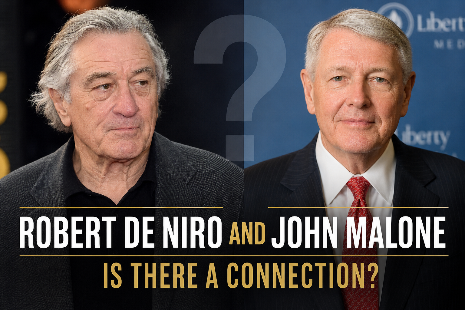 Robert De Niro and John Malone