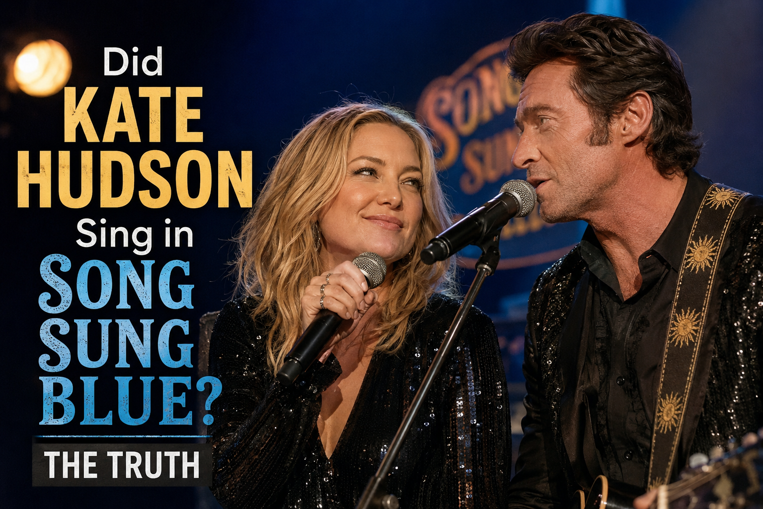 did Kate Hudson sing in Song Sung Blue